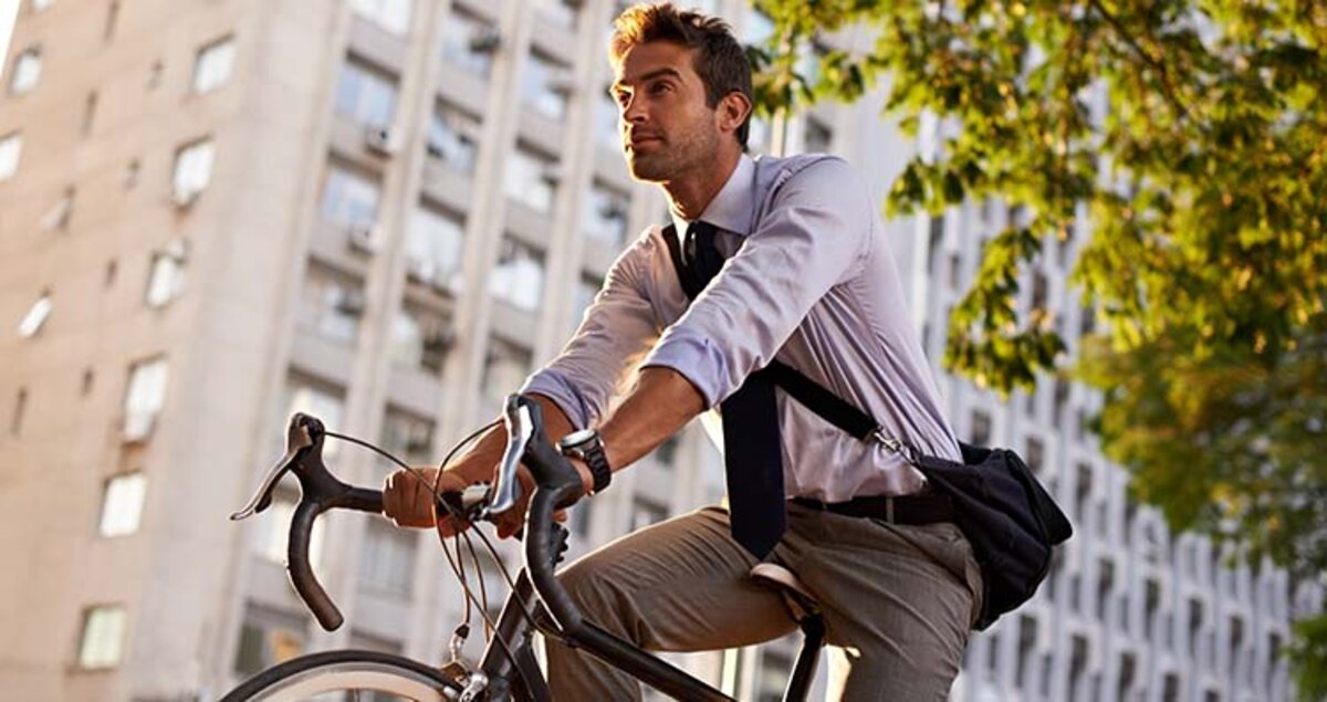 Riding bike sale to work