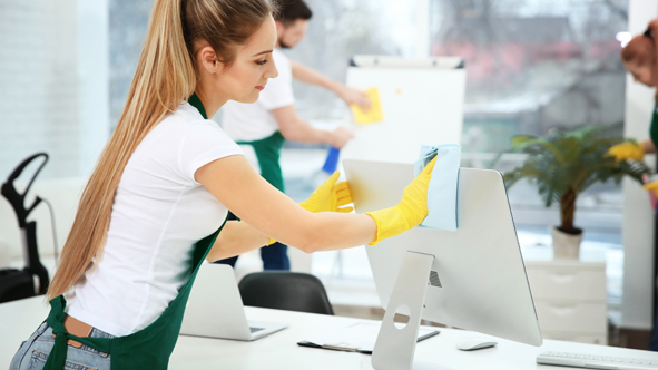 Occupational hygiene for cleaning staff